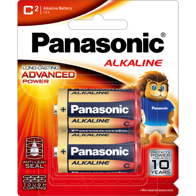 Photo of Alkaline Batteries LR14T 2pcs (C size)