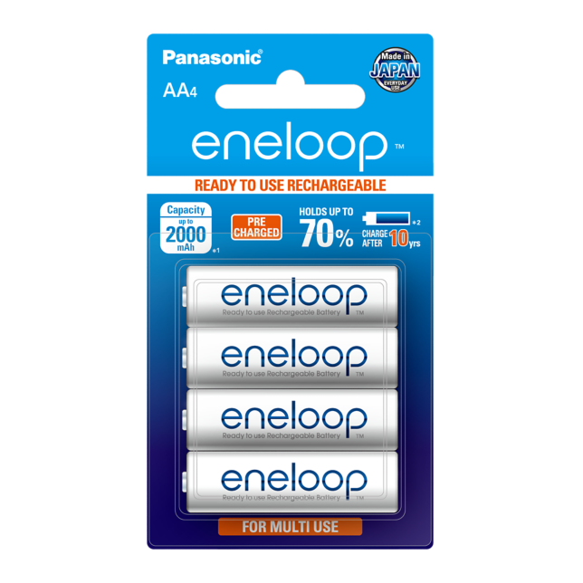 Photo of eneloop AA Ni-MH Pre-Charged Rechargeable Batteries, 4-Pcs