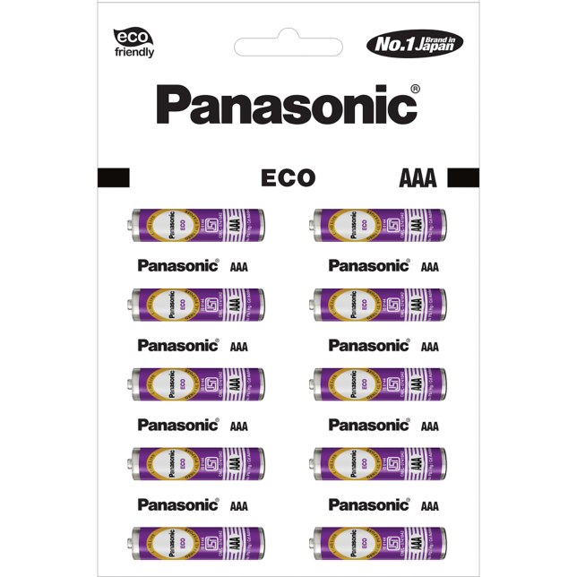 Photo of ECO Zinc Carbon Batteries R03UEDG 20pcs (AAA size)