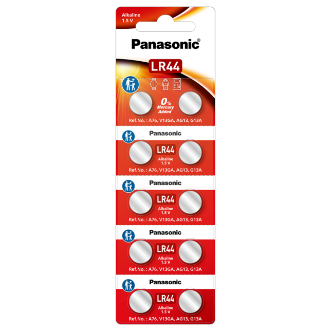 Photo of LR44 Alkaline Button Batteries, 10-Pcs