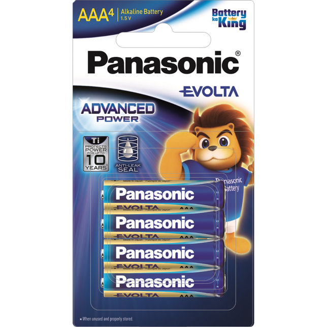 Photo of EVOLTA Premium Alkaline Batteries L03EGDG 4pcs (AAA size)