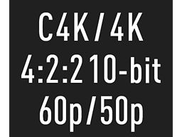 C4K/4K 4:2:2 10-Bit-Video mit 60p/50p