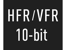 HFR/VFR 10-bits video