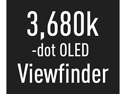 OLED-Sucher mit 3,68 Mio. Pixel