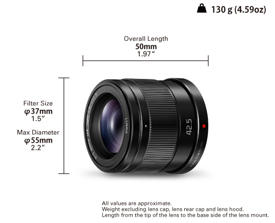 Valokuva LUMIX Micro Four Thirds -kameraobjektiivi H-HS043E9 kamerasta