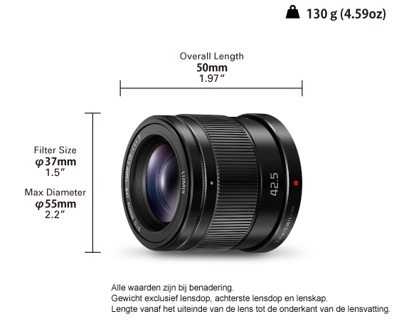 Foto van LUMIX Micro Four Thirds cameralens H-HS043E9