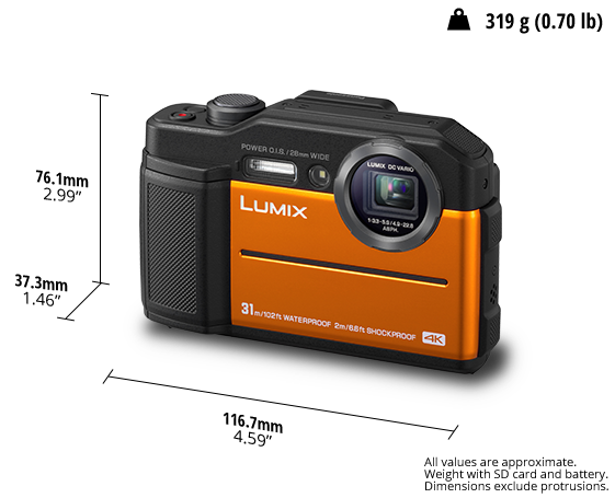 Photo of Lumix 4K Tough Camera - DC-FT7GA (Waterproof & Dustproof)