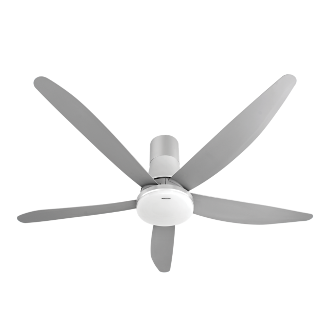 Photo of 60” 5-Blade DC Motor Ceiling Fan with LED Lighting