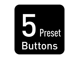 5 Preset Buttons