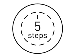 5 cutting steps