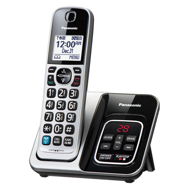 Photo of Digital Cordless Answering System with 1 handset and Bluetooth Headset Connectivity KX-TGD890S