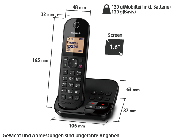Produktabbildung Telefon KX-TGC420G