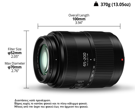 Φωτογραφία από Φακός LUMIX G H-FSA45200