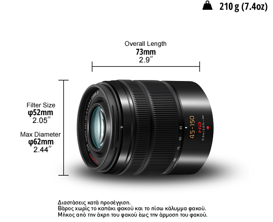 Φωτογραφία από Φακός LUMIX G H-FS45150