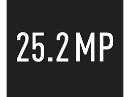 25,2 megapiksela