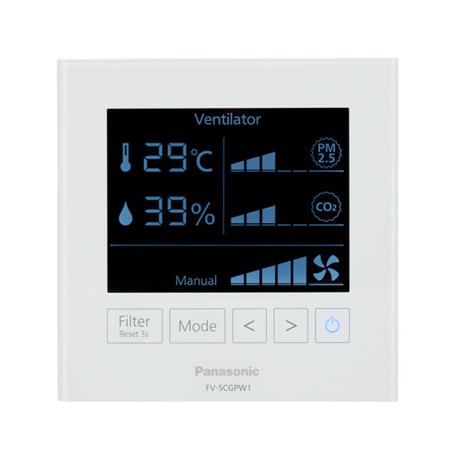 Photo of Indoor Air Quality Controller with 4 Sensors (Temperature, Humidity, PM 2.5, CO₂)