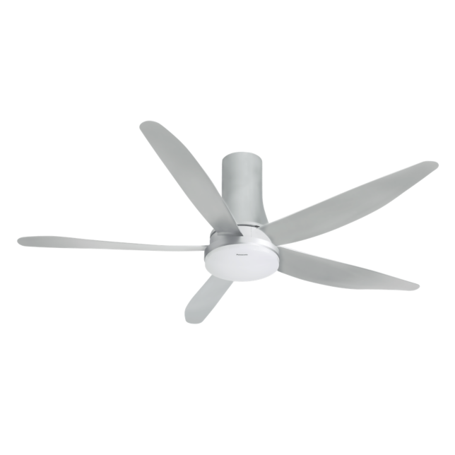 Photo of 60 inch 5-Blade DC Motor Ceiling Fan with LED Lighting F-60UFN