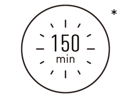 Do 150 minuta rada bežično