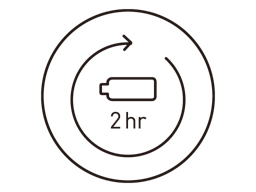 Baterija se potpuno napuni za 2 sat