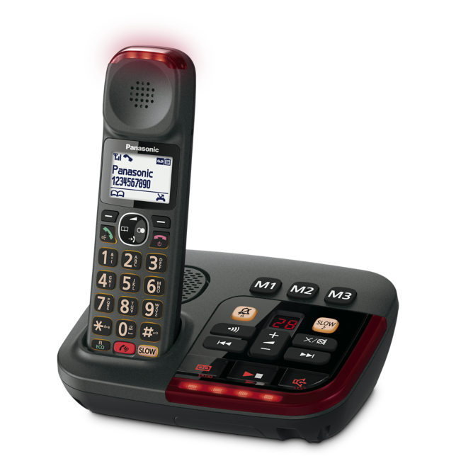 Photo de Téléphone numérique super-amplifié KX-TGM450 sans fil avec répondeur