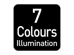 Iluminación en 7 colores