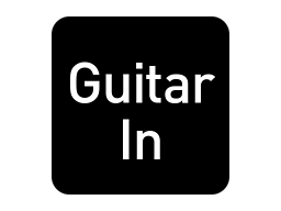 Entrada para guitarra