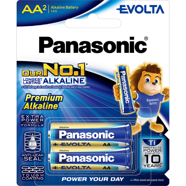 Hình ảnh của Pin Panasonic EVOLTA LR6EG 2 viên (cỡ AA) sản phẩm