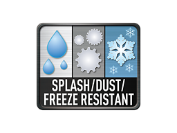 Résistant à la poussière / aux éclaboussures / au gel