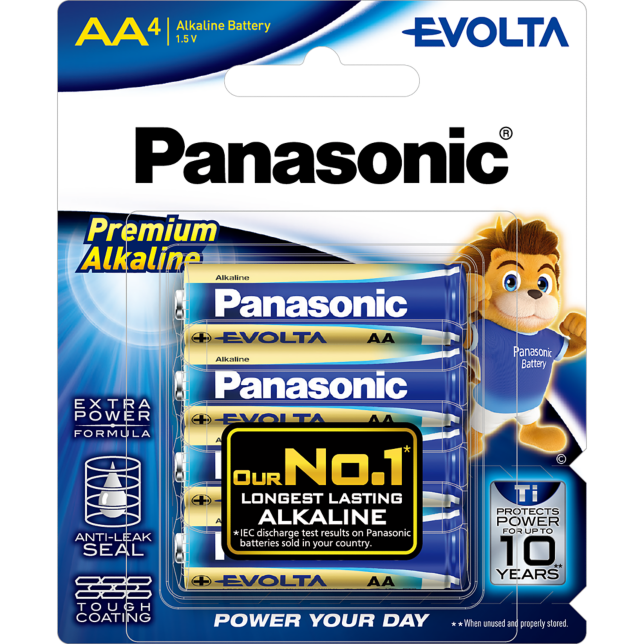 Photo of EVOLTA Batteries LR6EG 4pcs (AA size)