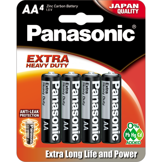 Photo of Zinc Carbon Batteries R6NP 4pcs (AA size)
