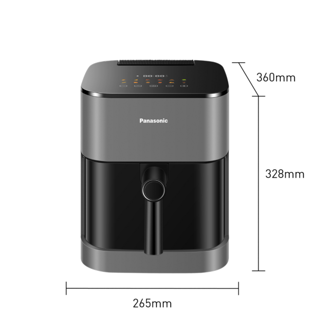 Fotoattēla Air Fryer NF-CC500S ar skatīšanas logu — 5 L