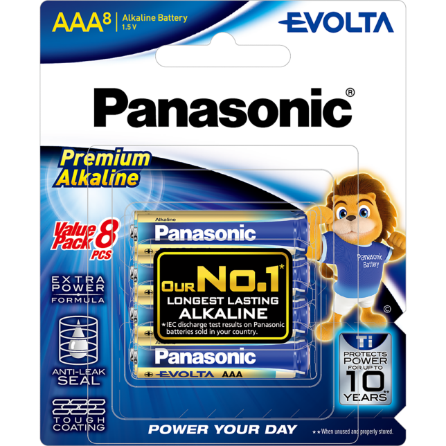 Photo of EVOLTA Batteries LR03EG 8pcs (AAA size)