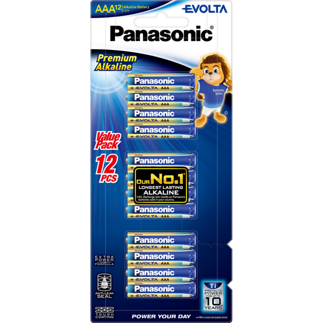 Photo of EVOLTA Batteries LR03EG 12pcs (AAA size)