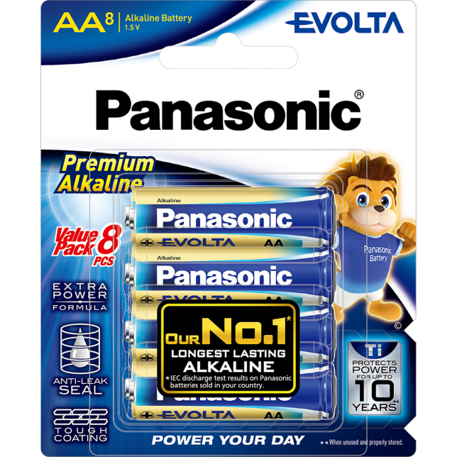 Photo of EVOLTA Batteries LR6EG 8pcs (AA size)