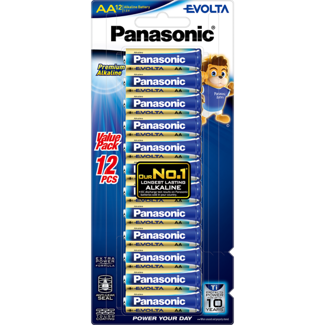 Photo of EVOLTA Batteries LR6EG 12pcs (AA size)