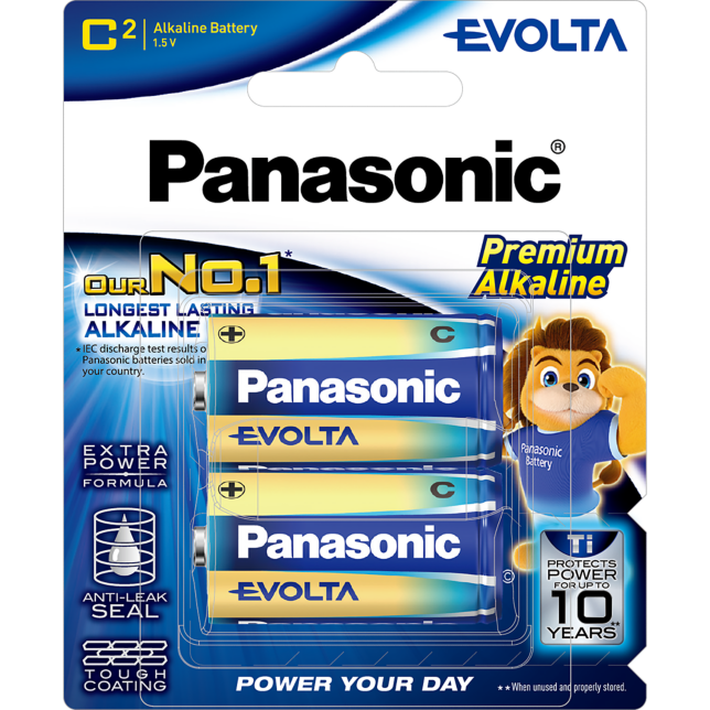 Photo of EVOLTA Batteries LR14EGM 2pcs (C size)