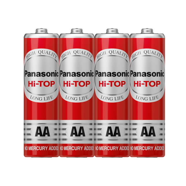 Hình ảnh của Pin kẽm cacbon Panasonic R6DT 4 viên (cỡ AA) sản phẩm