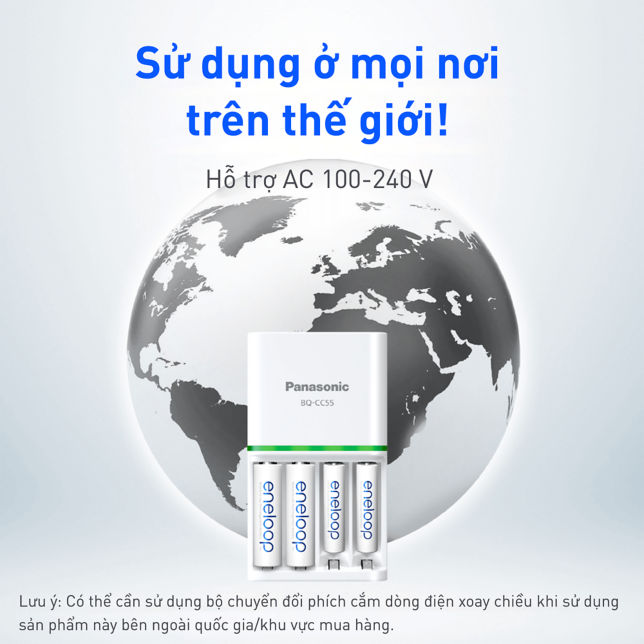 Sử dụng ở mọi nơi trên thế giới!