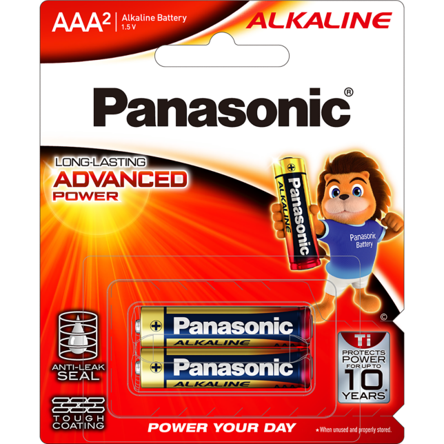 Photo of ALKALINE Batteries LR03T 2pcs (AAA size)