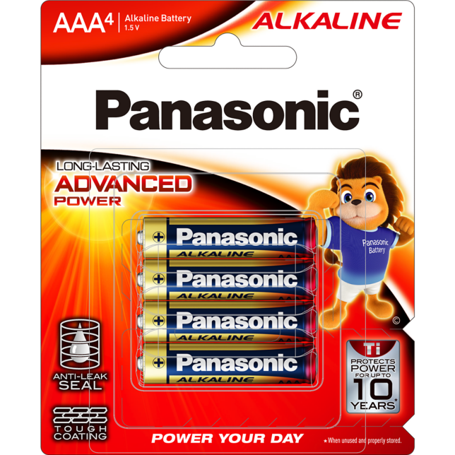 Photo of ALKALINE Batteries LR03T 4pcs (AAA size)