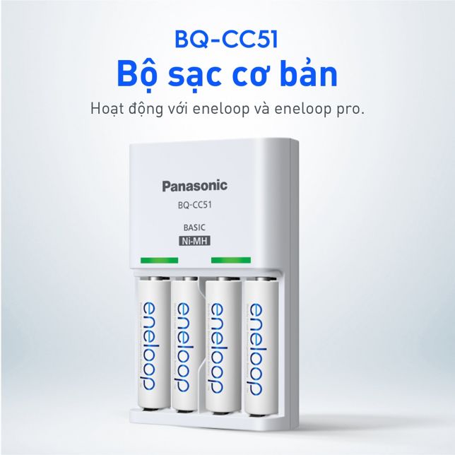 Sử dụng được với dòng sản phẩm eneloop