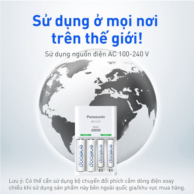 Sử dụng ở mọi nơi trên thế giới!