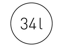 Contenance four : 34 L