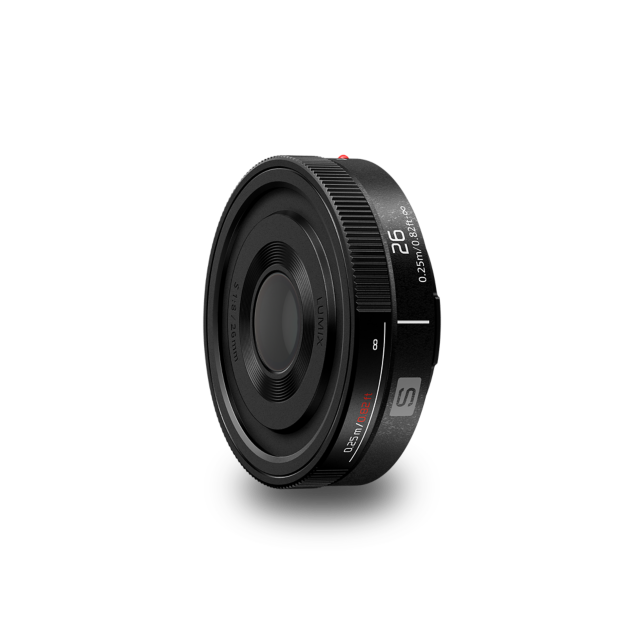 Photo de Objectif LUMIX S de 26 mm F8 (S-R26) à monture L