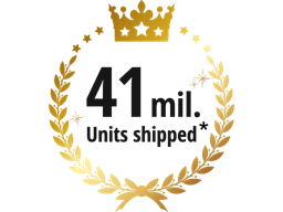 41 mio. enheder afsendt*