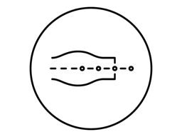 Ultrazvukový prúd vody