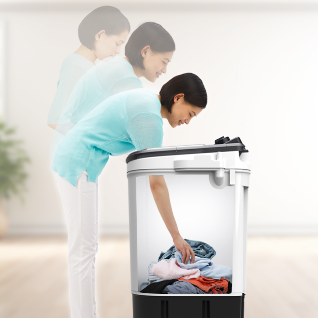Easy to Load & Unload Laundry Items