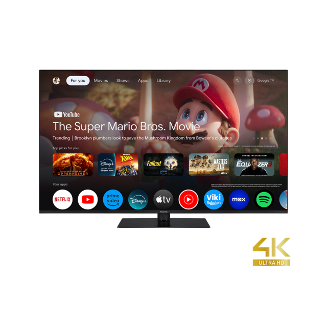 Foto de Google TV LED 4K Ultra HD da série W70 da Panasonic