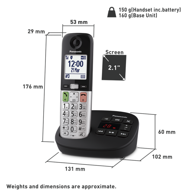 Photo of Digital Cordless Answering System KX-TGU430