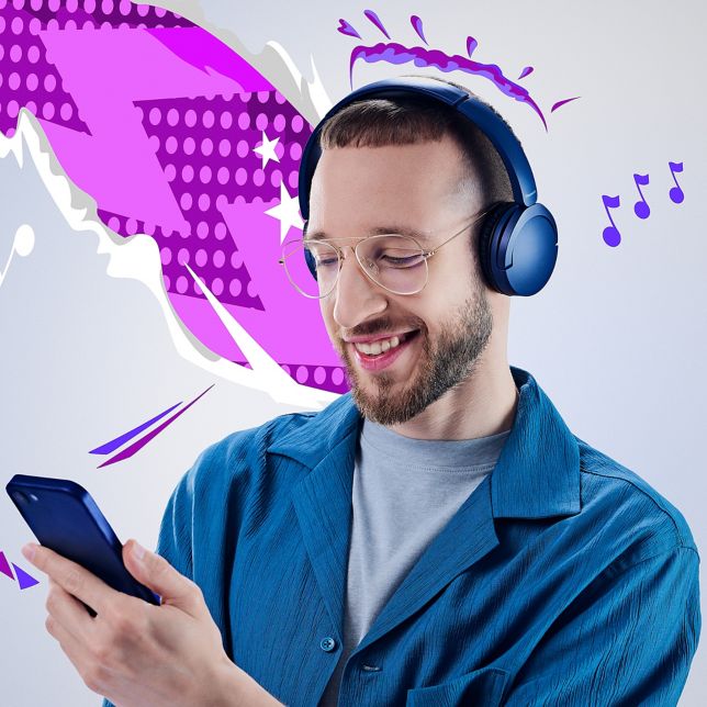 Aiškus skambučių garsas ir balso pagalba (įtaisytasis mikrofonas)